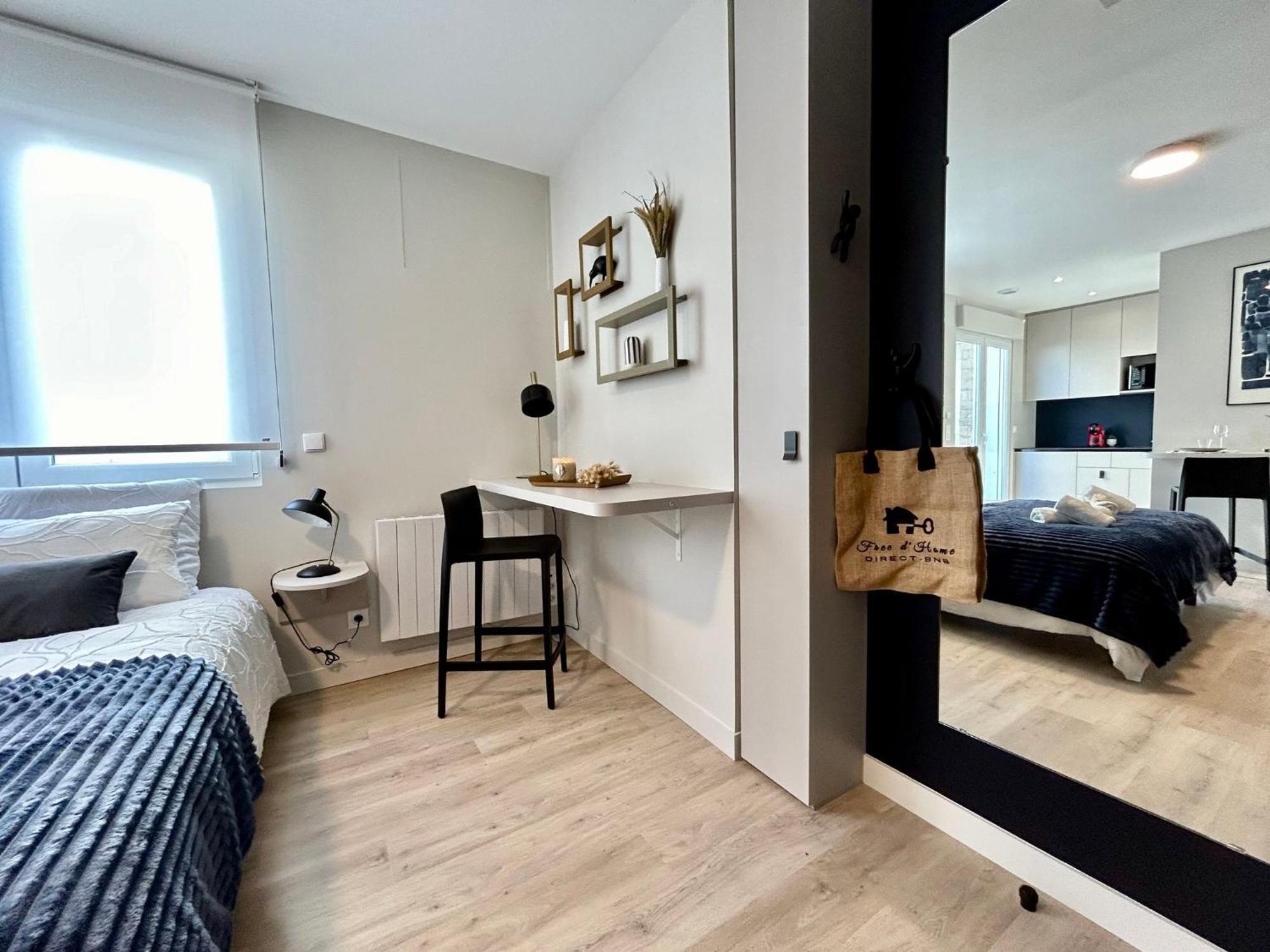 O Studio Terrasse - Centre Ville De Lorient - Gare Zewnętrze zdjęcie